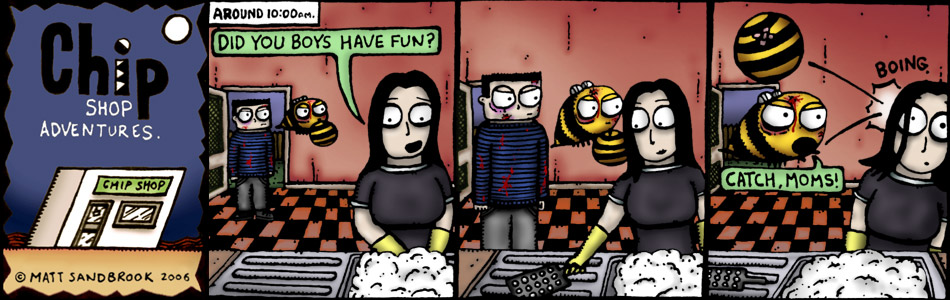 Chip Shop Adventures #132 - Bees moms.