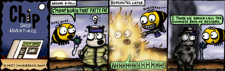 Chip Shop Adventures #146 - Fat burns.