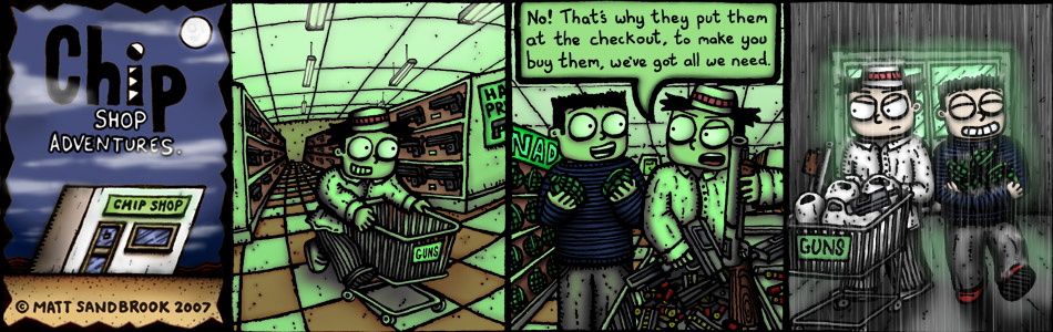 Chip Shop Adventures #178 - Clownin' around pt13: Impulse buying.
