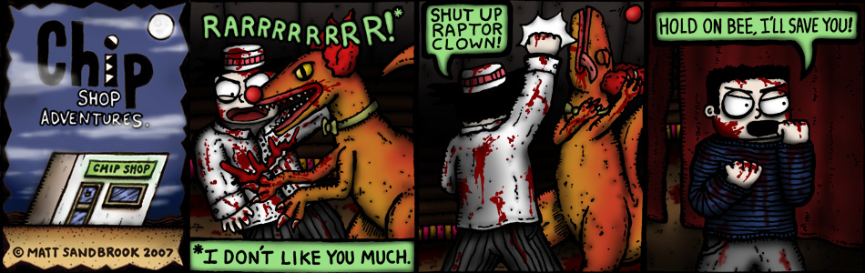 Chip Shop Adventures #186 - Clownin' around pt21: Put up yer Dukes!