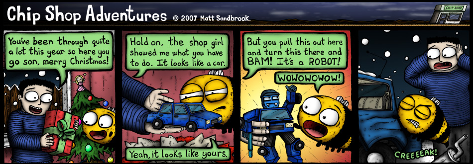Chip Shop Adventures #205 - Robotmas 2007.