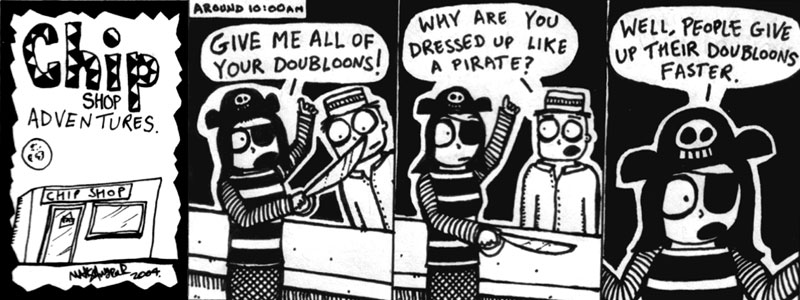 Chip Shop Adventures #23 - Pirate plan.