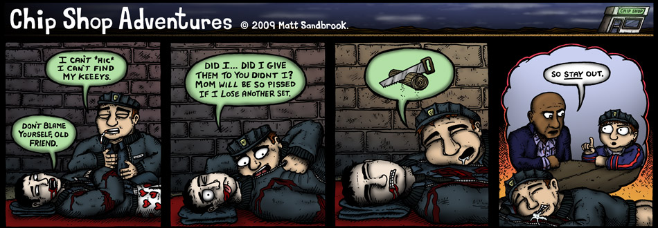 Chip Shop Adventures #237 - Lumberjack Paul pt14: Classic snoring.