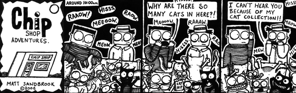 Chip Shop Adventures #74 - Shop full o Cats.
