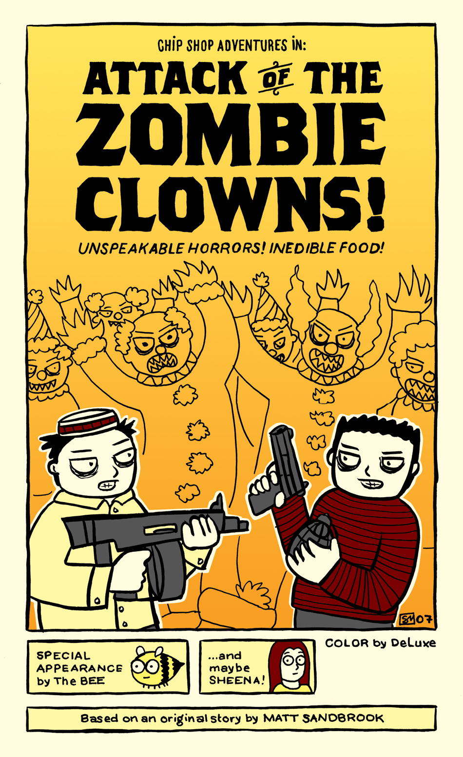 Chip Shop Adventures - Guest Comic #1 - Shayna Marchese: Clown Poster.