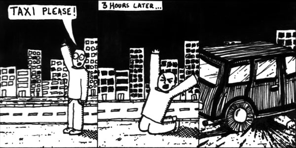 Misc. Comic #4 - Taxi please.