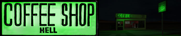 Coffee Shop Hell - On Set Photos