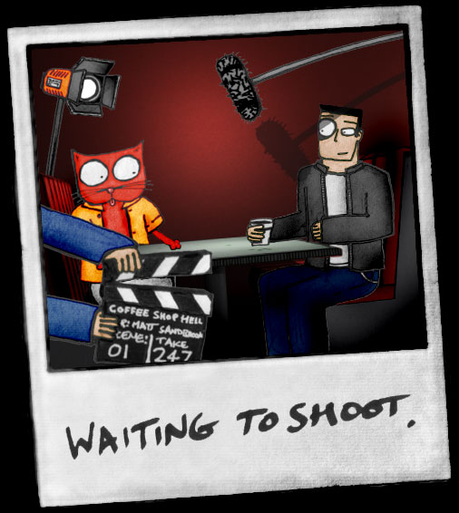 Coffee Shop Hell - On Set Photo #1